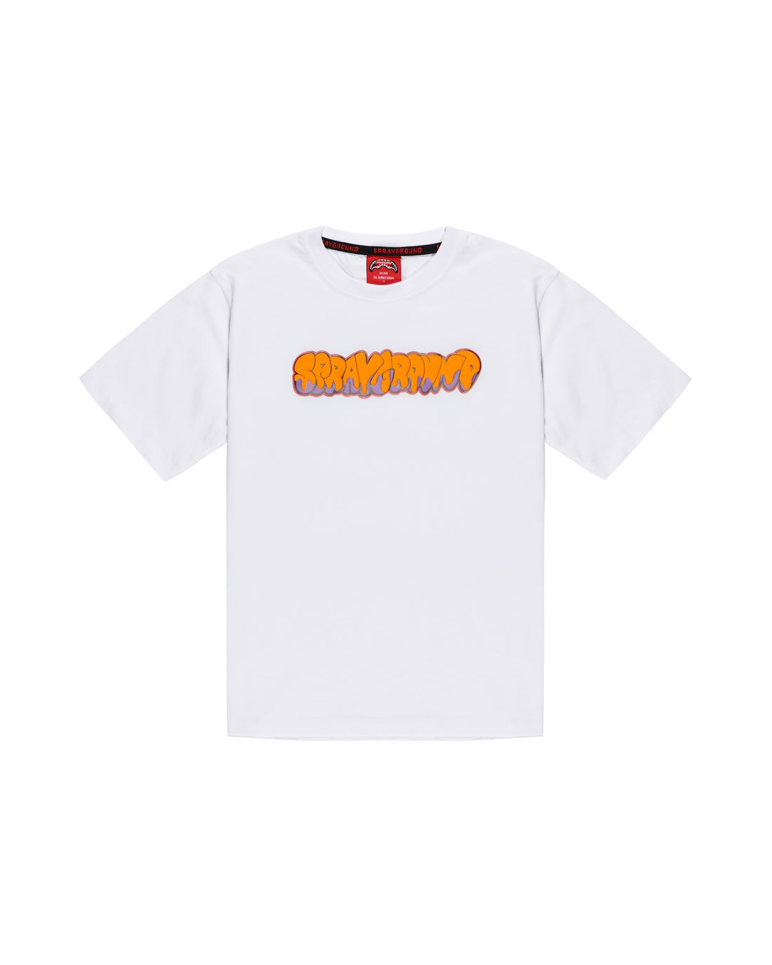 MAKES THE WORLD GO ROUND WHITE OVER T-SHIRT