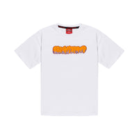 MAKES THE WORLD GO ROUND WHITE OVER T-SHIRT