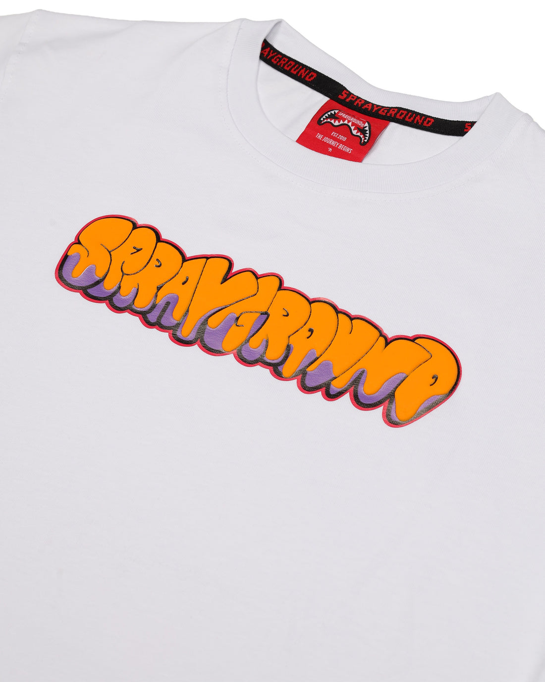 MAKES THE WORLD GO ROUND WHITE OVER T-SHIRT