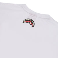 MAKES THE WORLD GO ROUND WHITE OVER T-SHIRT