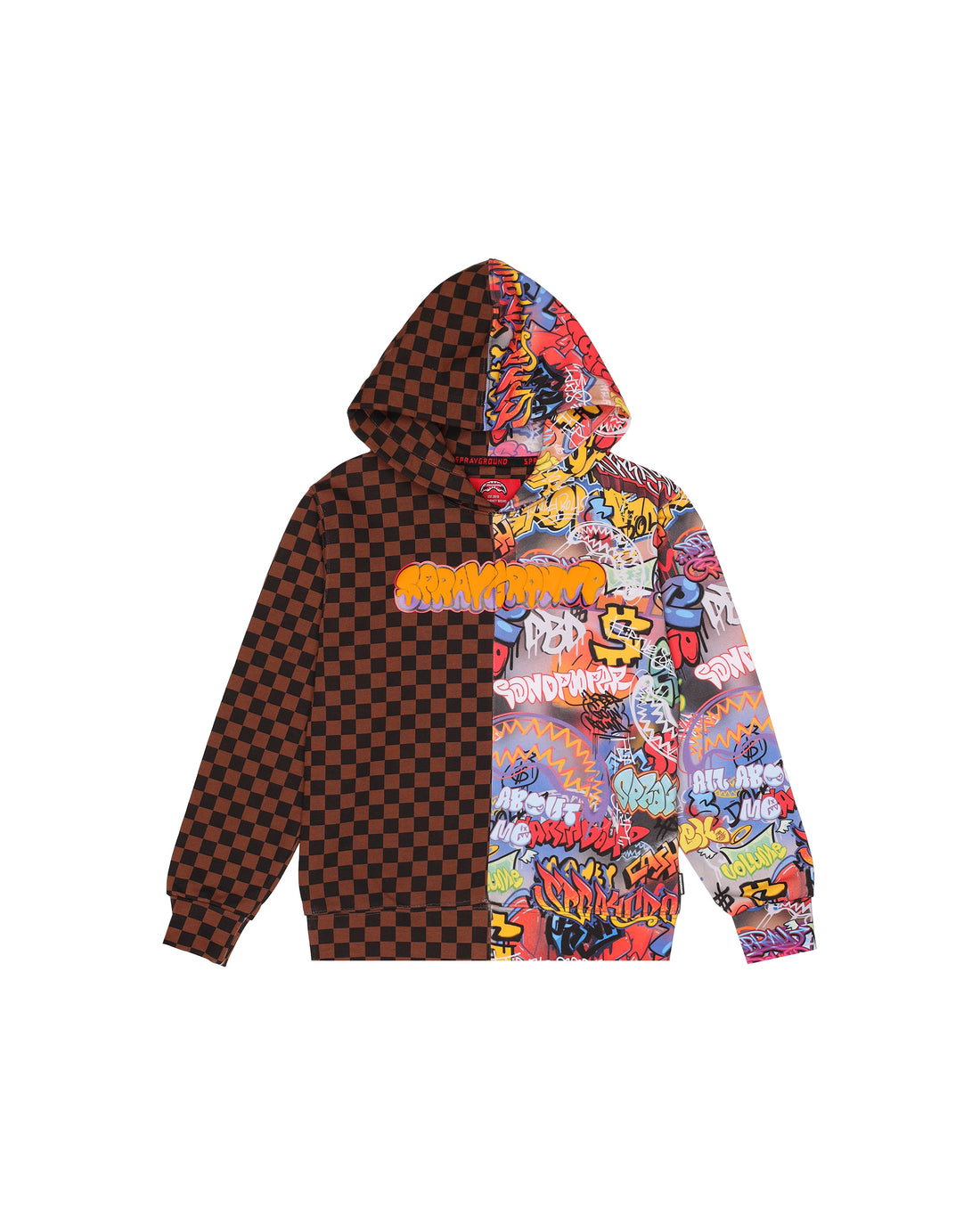 MAKES THE WORLD GO ROUND SPLIT REGULAR HOODIE