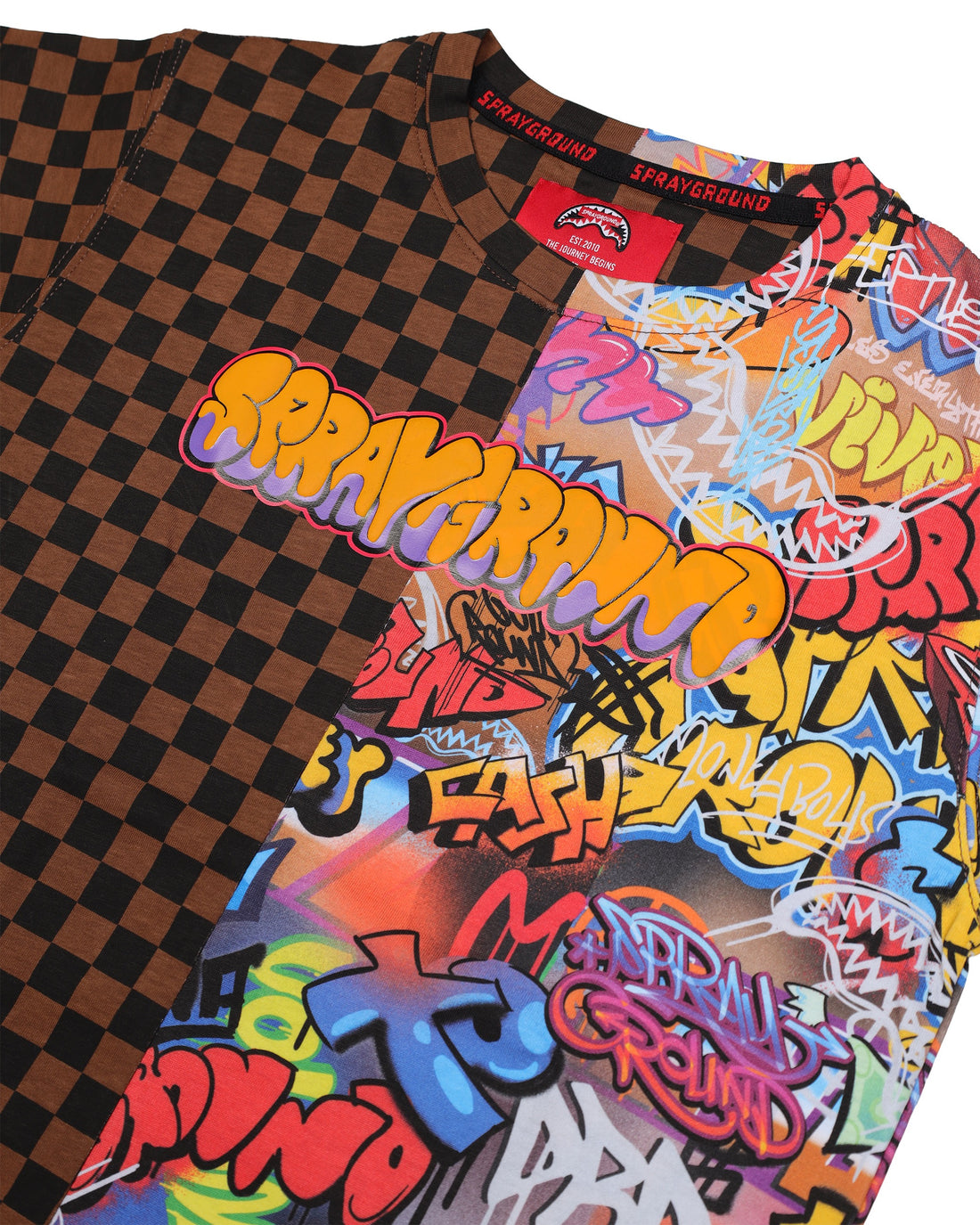 MAKES THE WORLD GO ROUND SPLIT REGULAR T-SHIRT