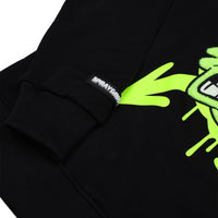 GRAFFITI BEAR REGULAR HOODIE BLK