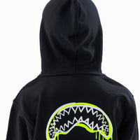 GRAFFITI BEAR REGULAR HOODIE BLK