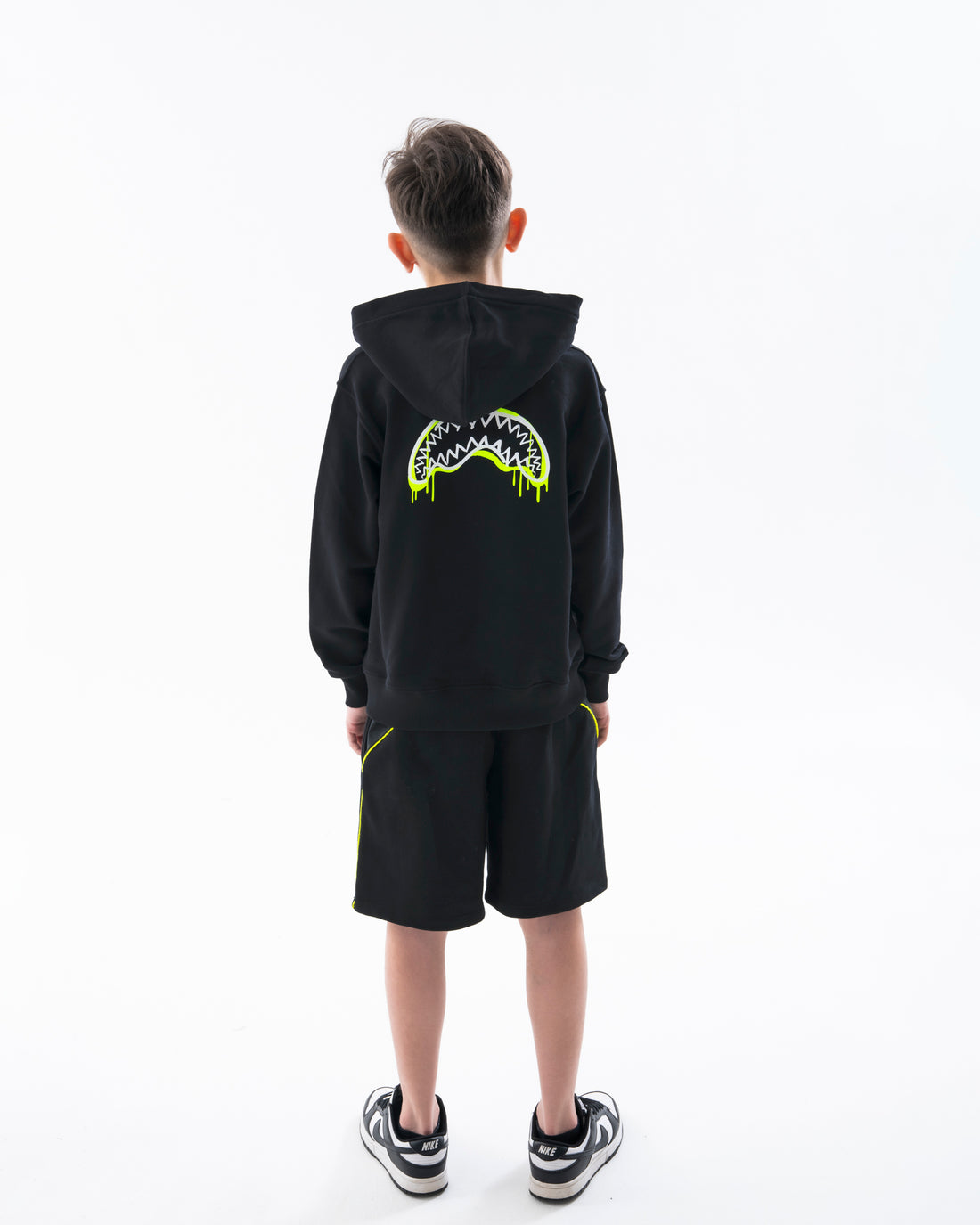 GRAFFITI BEAR REGULAR HOODIE BLK