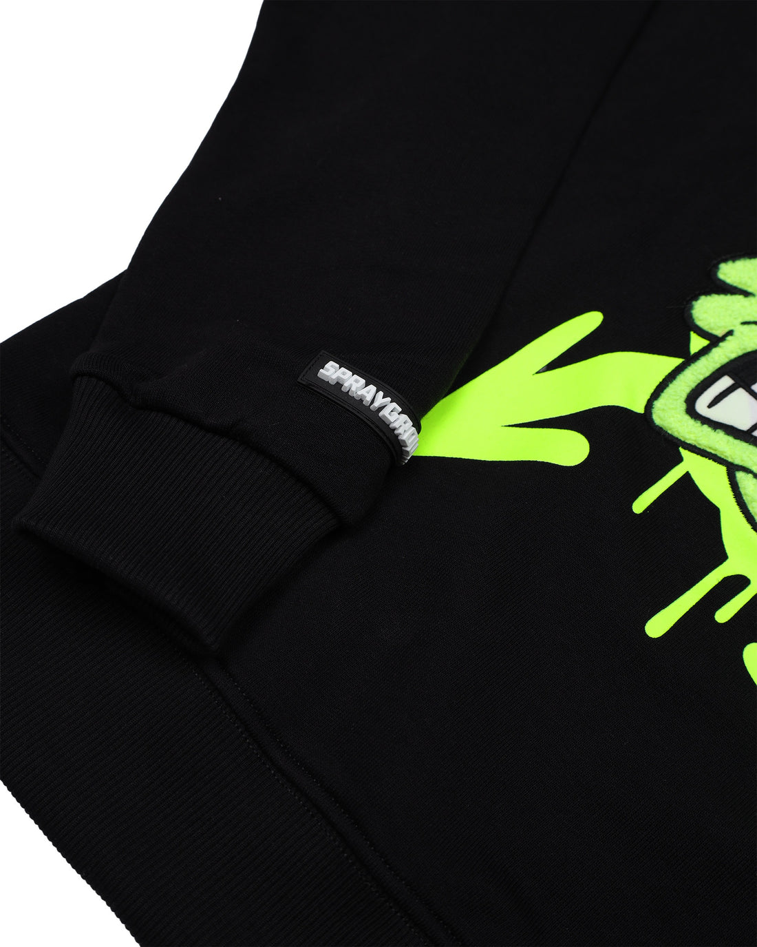 GRAFFITI BEAR REGULAR HOODIE BLK