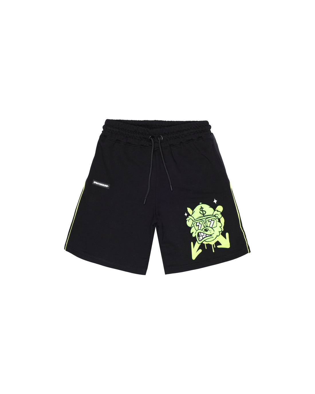 GRAFFITI BEAR SHORTS BLK