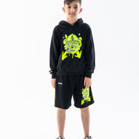 GRAFFITI BEAR SHORTS BLK