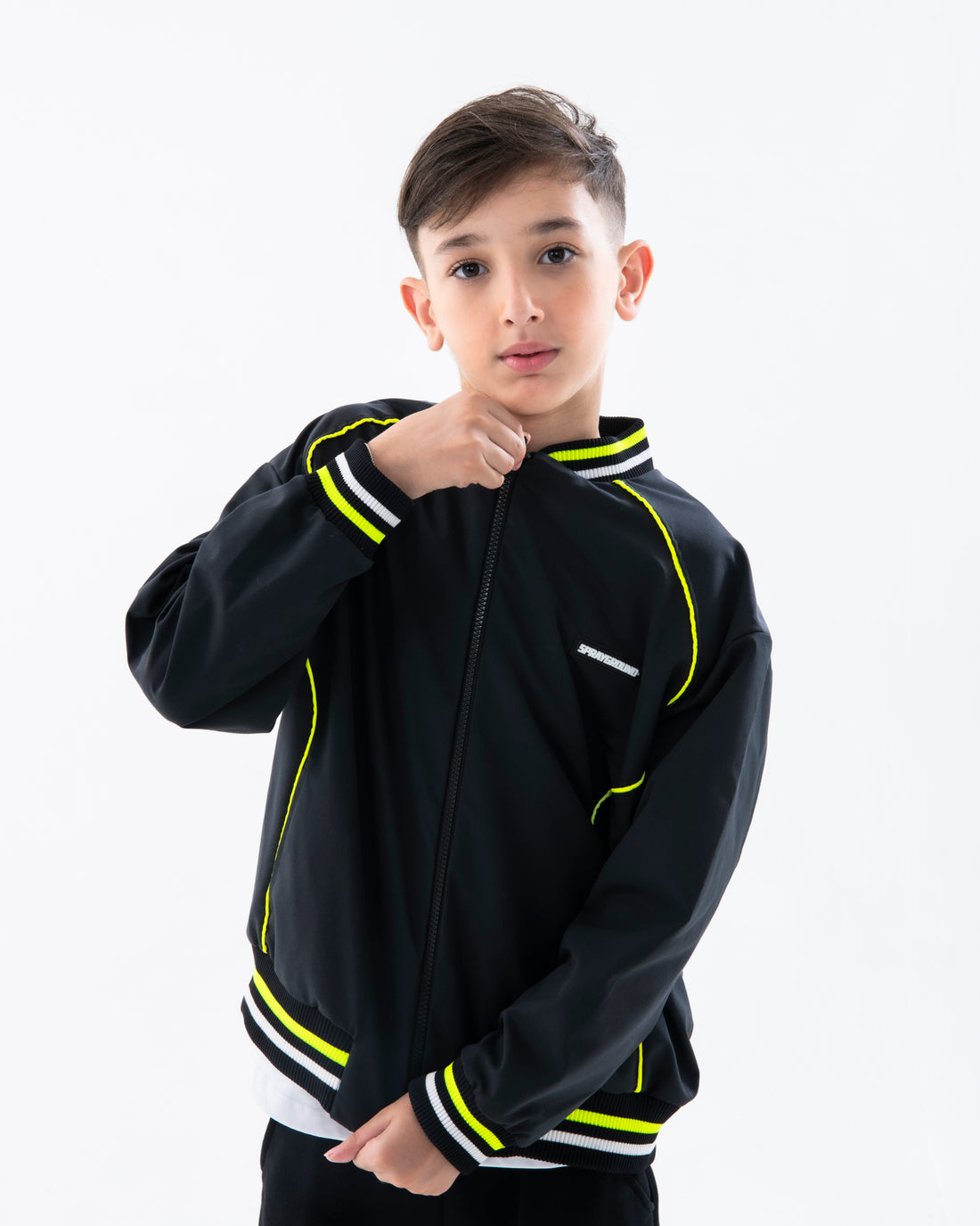 GRAFFITI BEAR JACKET BLK