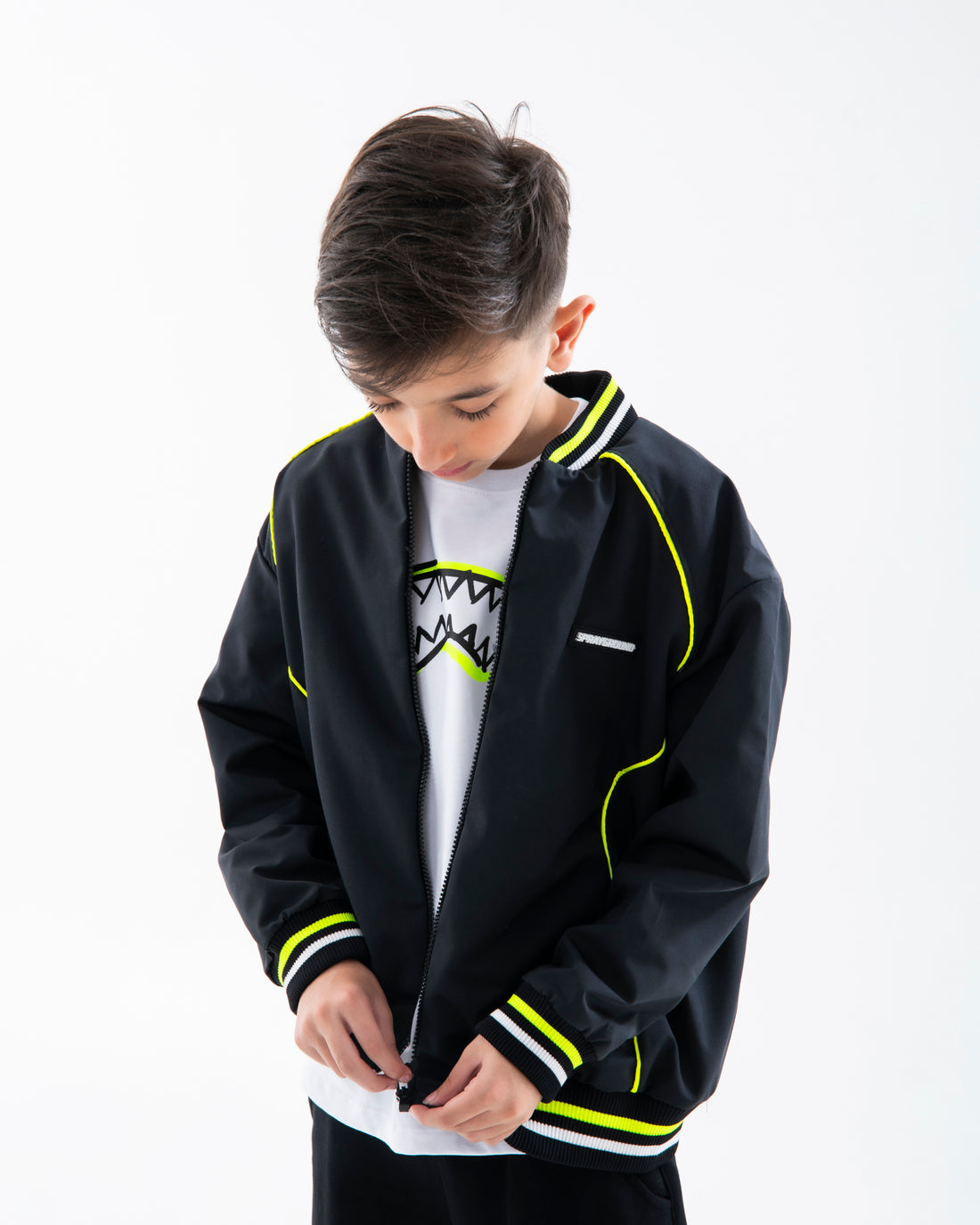 GRAFFITI BEAR JACKET BLK