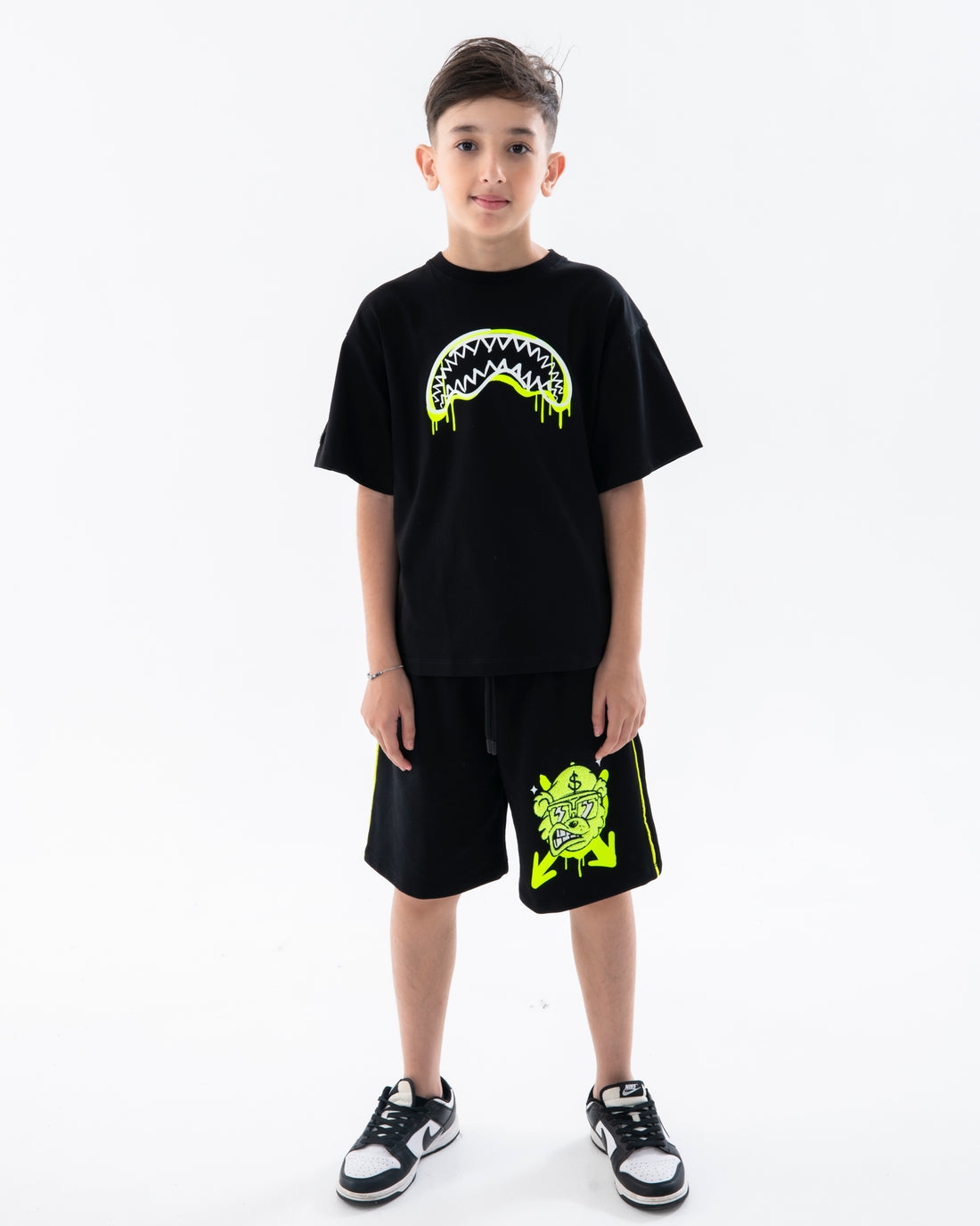 GRAFFITI BEAR OVER T-SHIRT BLK