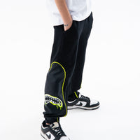 GRAFFITI BEAR BAGGY PANTS BLK