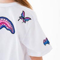 GIRLY GRAFFITI WHITE T-SHIRT