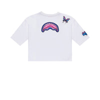 GIRLY GRAFFITI WHITE T-SHIRT