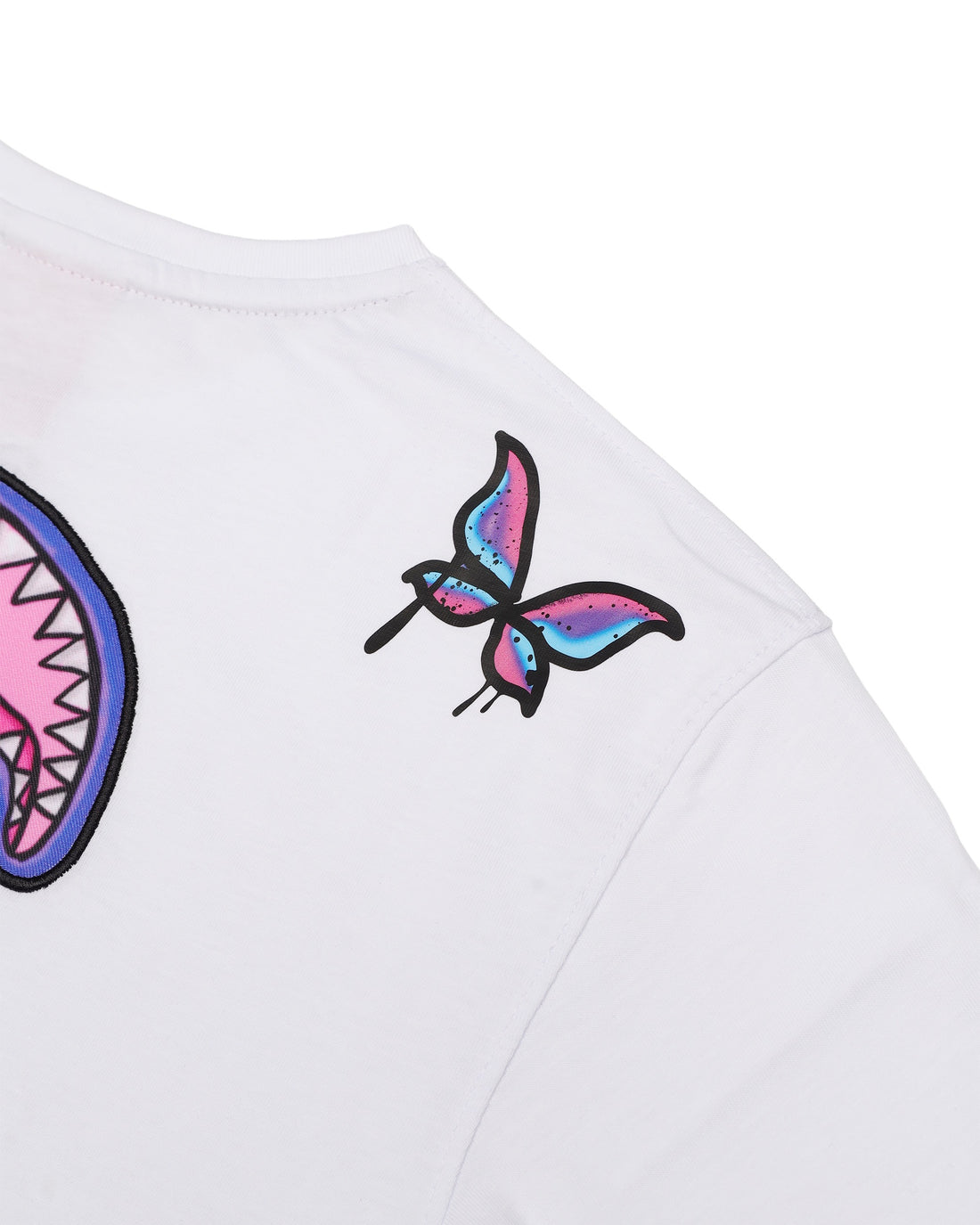 GIRLY GRAFFITI WHITE T-SHIRT