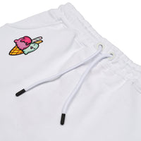 GIRLY GRAFFITI WHT SKIRT