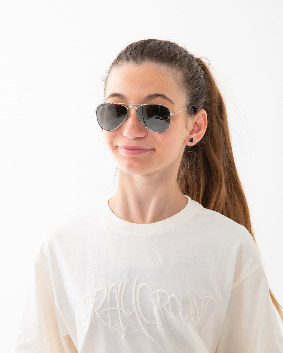 EMBROIDERED SHARK OVER T-SHIRT IVO