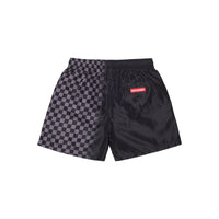 SPRAY SHARK IN PARIS GREY SWIM TRUNKS BLK