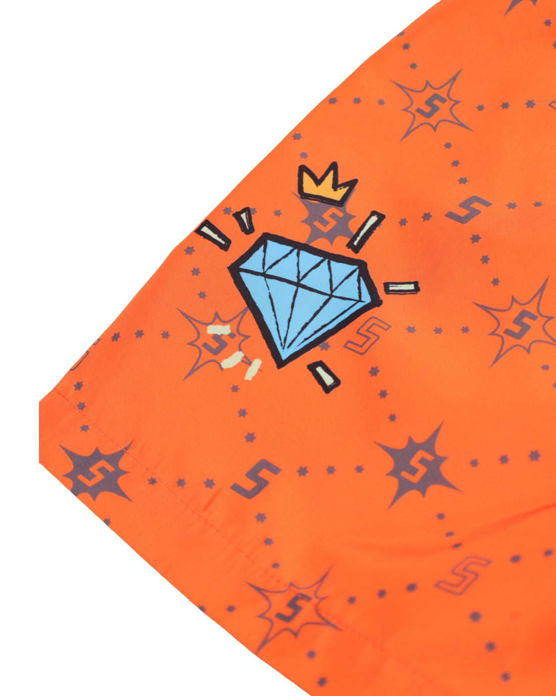 CREATE YOUR WORLD SWIM TRUNKS ORANGE