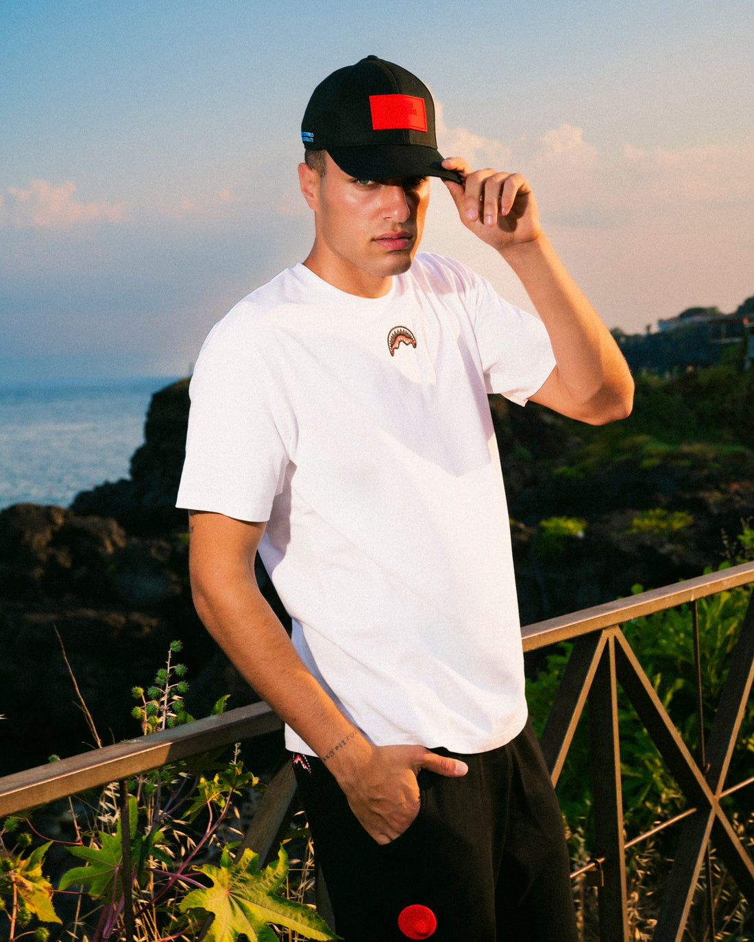 MY STOLEN SPRAY REGULAR T-SHIRT WHT