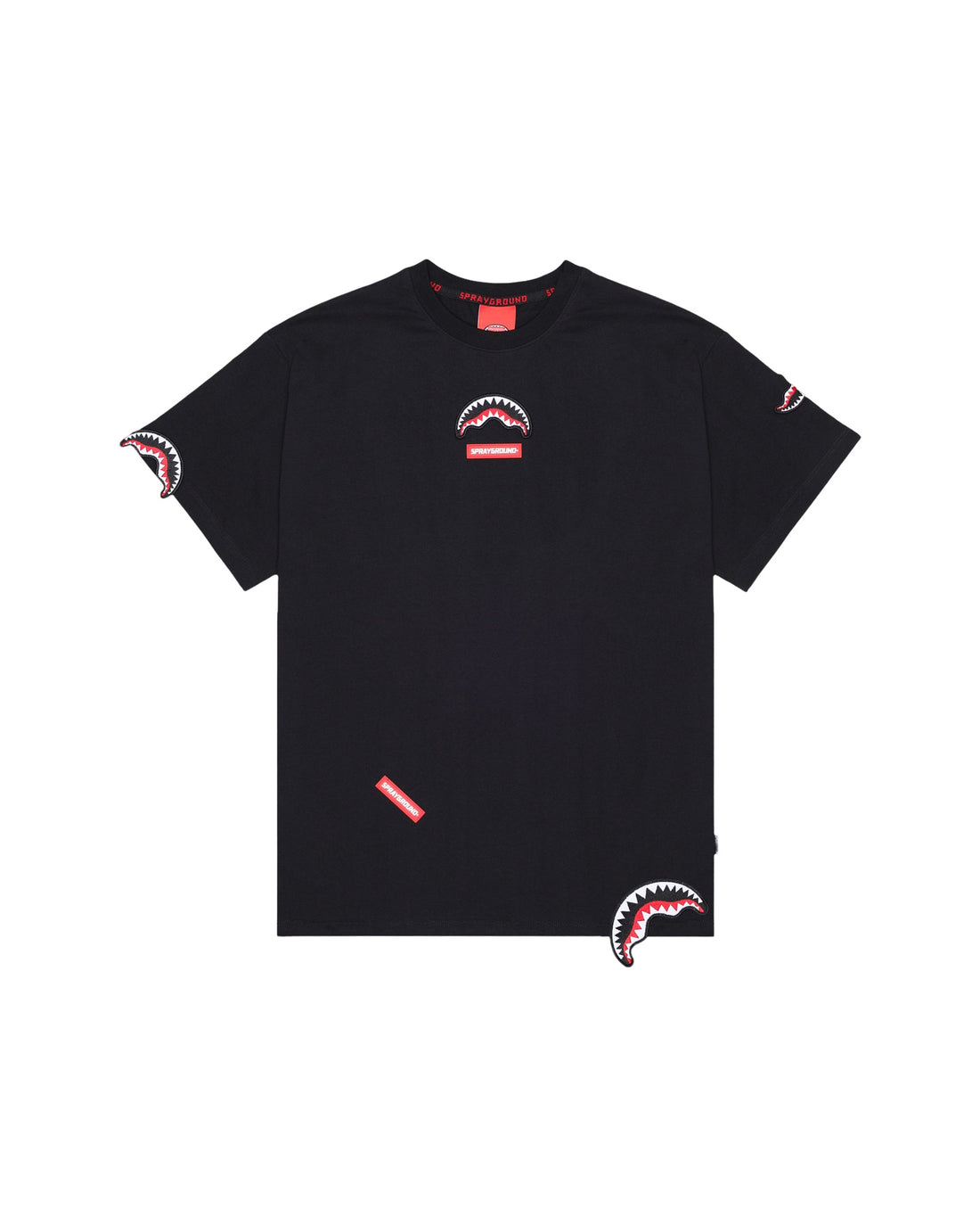 SHARKPATCHES NEW REGULAR T-SHIRT BLK
