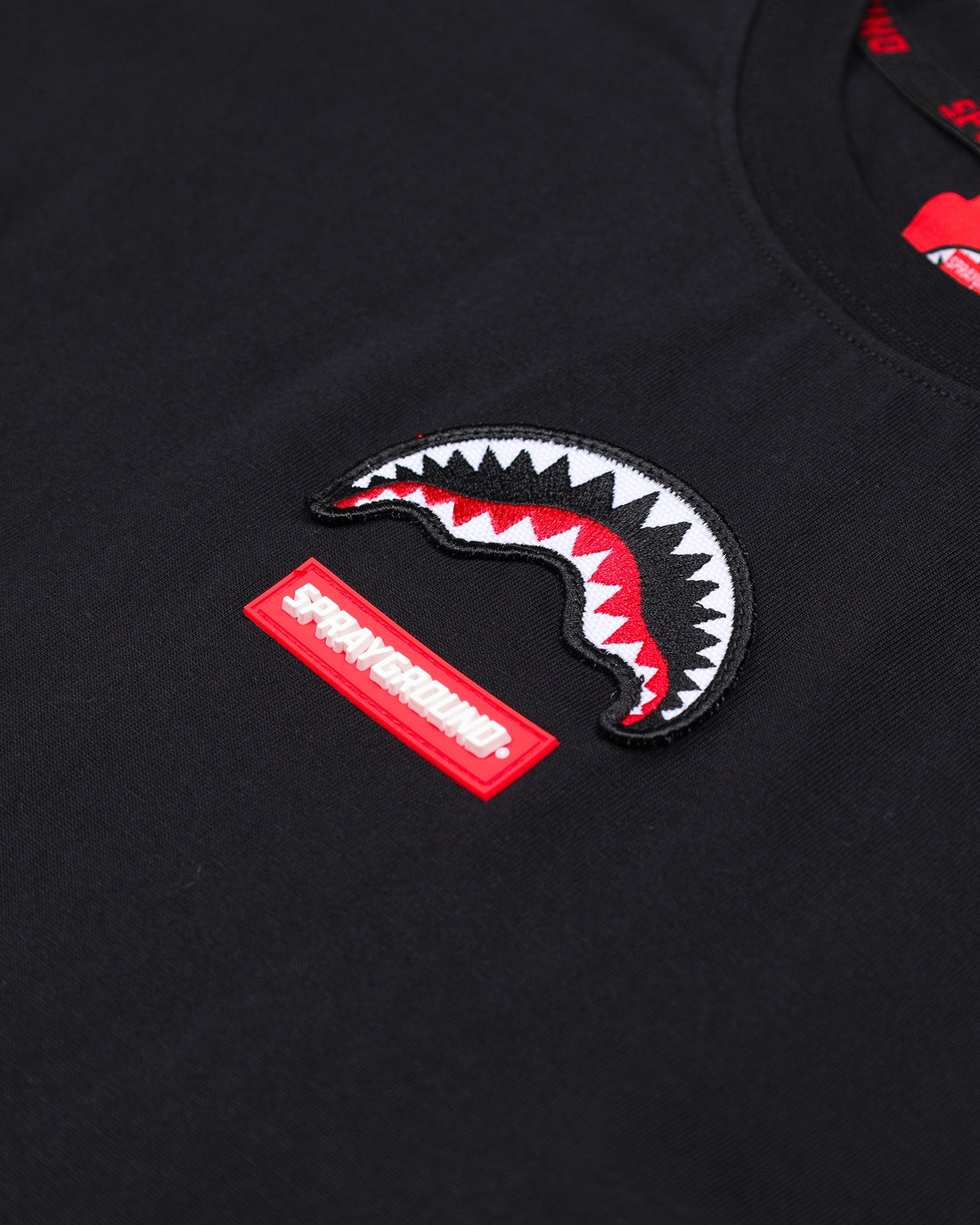 SHARKPATCHES NEW REGULAR T-SHIRT BLK