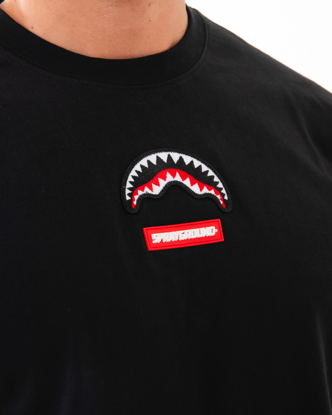 SHARKPATCHES NEW REGULAR T-SHIRT BLK