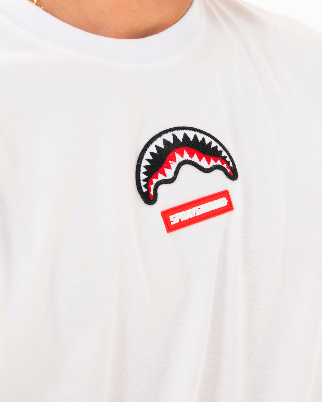 SHARKPATCHES NEW REGULAR T-SHIRT WHT