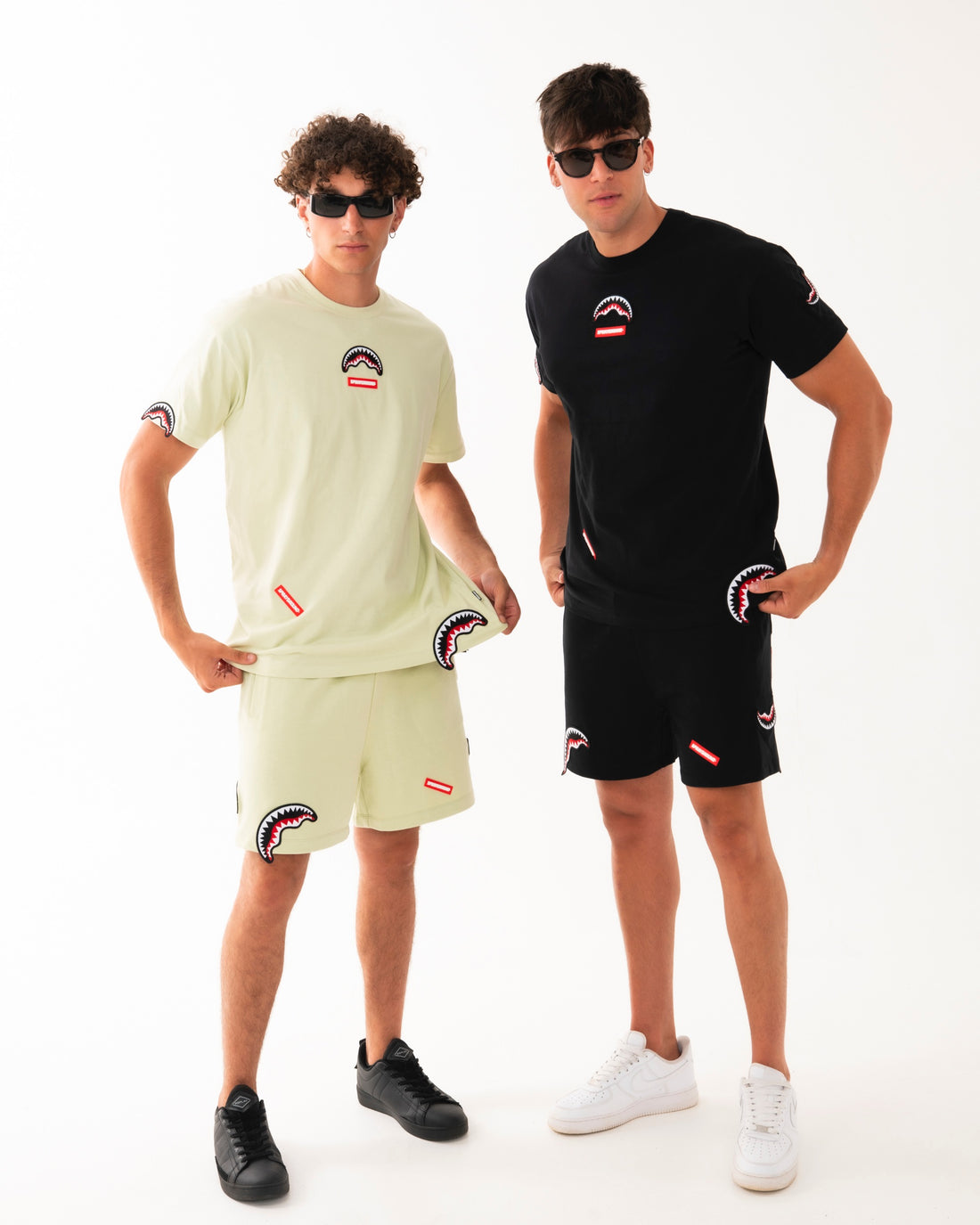 SHARKPATCHES SHORTS BLK