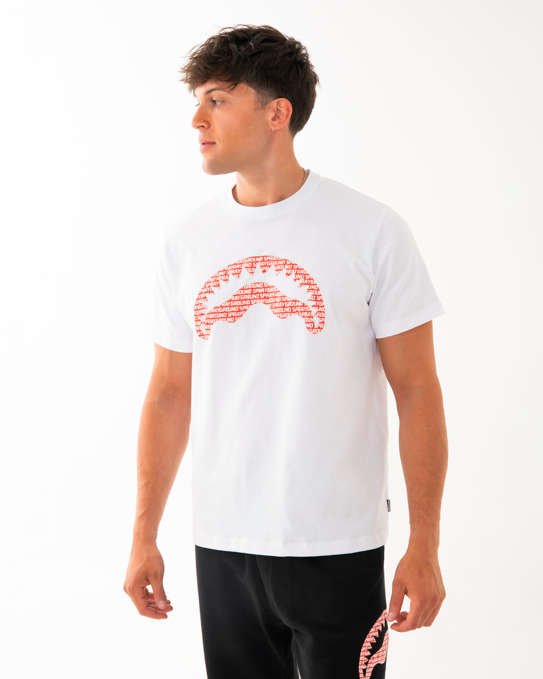 LOGO MOUTH CORE REG T-SHIRT WHT