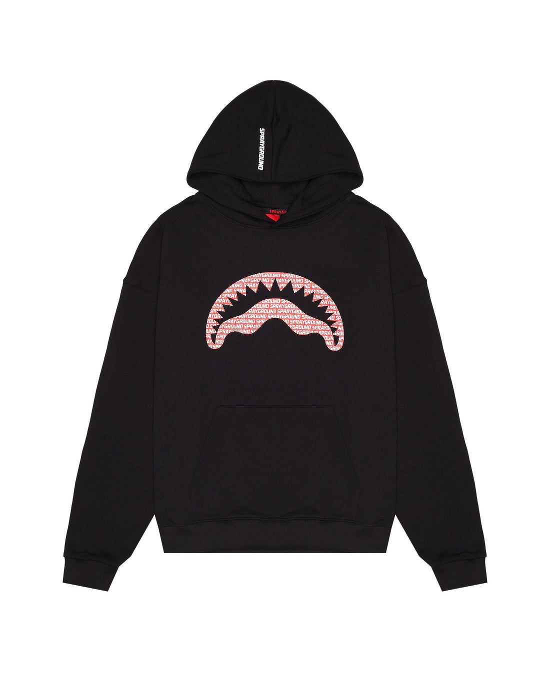 LOGO MOUTH CORE COMFY HOODIE BLK