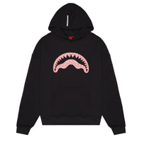 LOGO MOUTH CORE COMFY HOODIE BLK