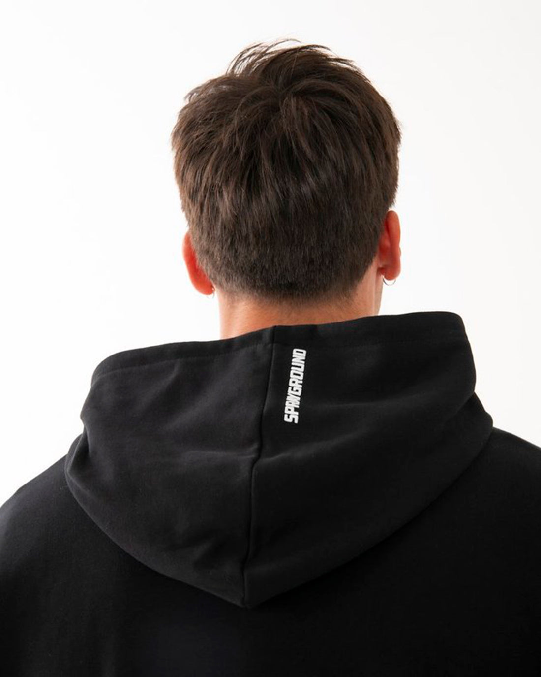 LOGO MOUTH CORE COMFY HOODIE BLK