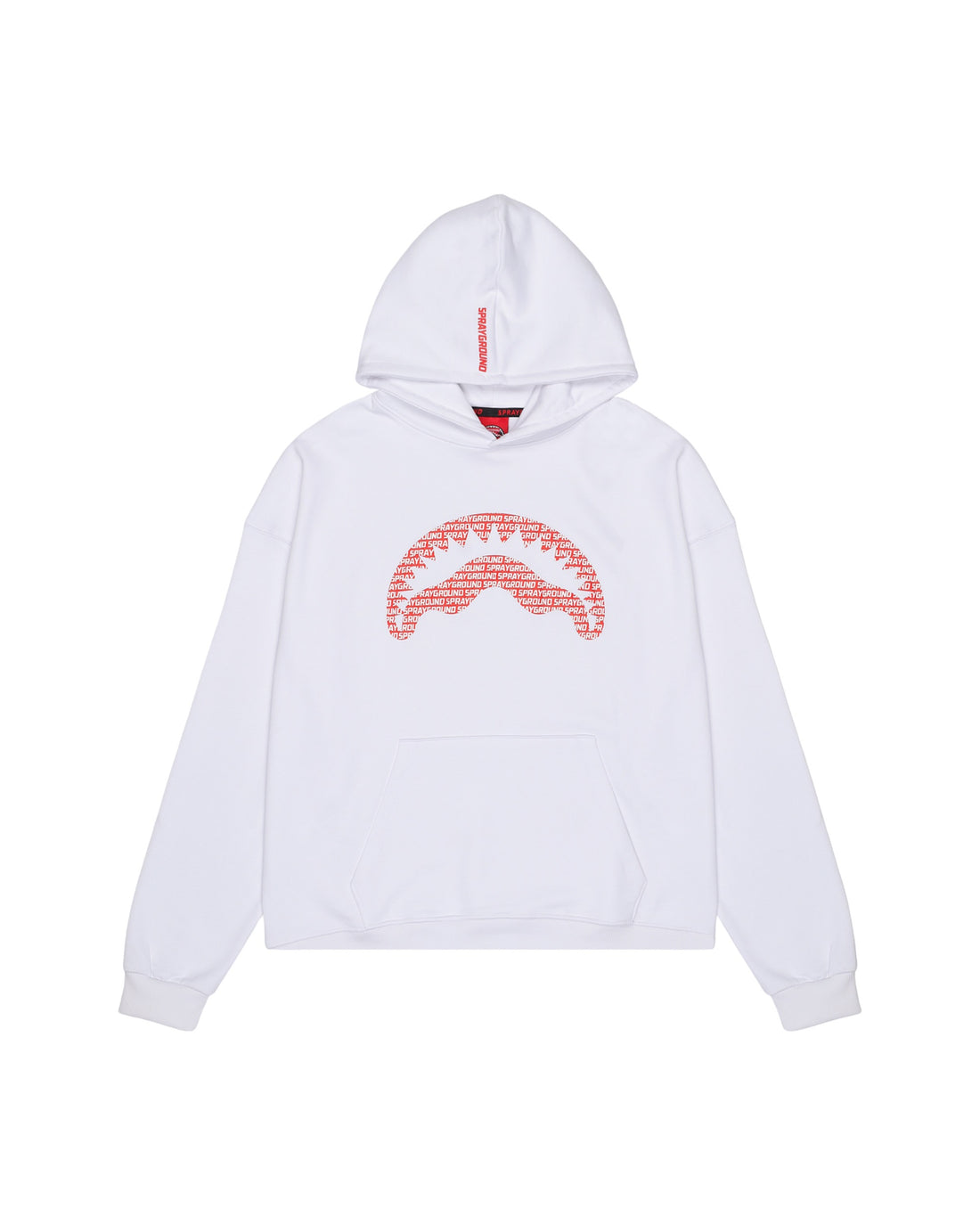 LOGO MOUTH CORE COMFY HOODIE WHT