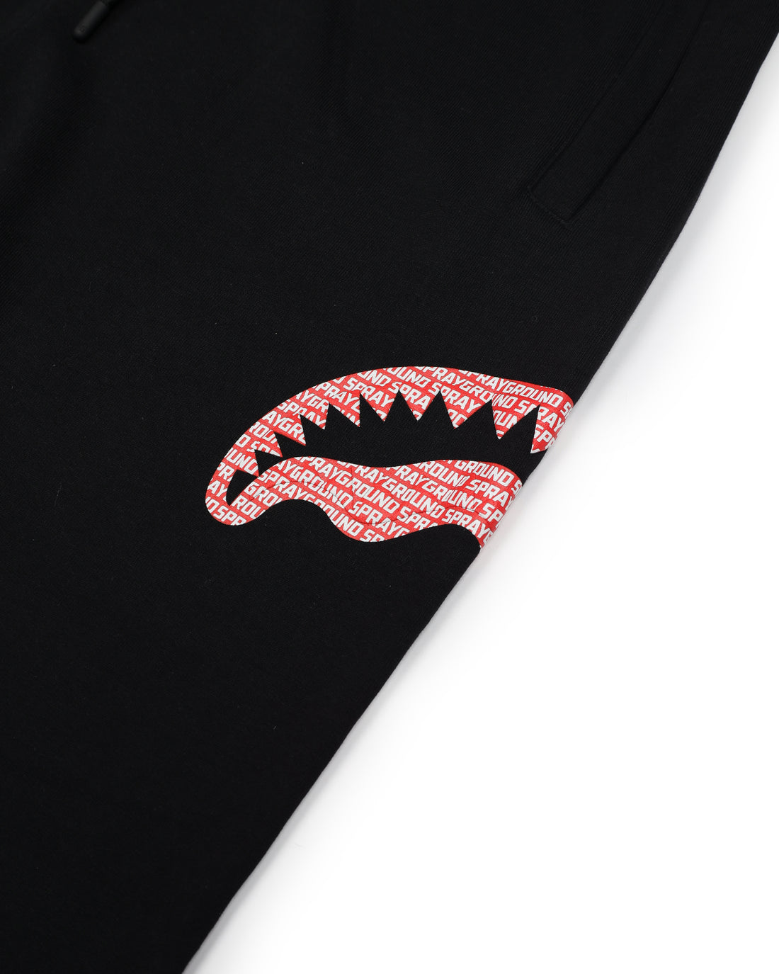 LOGO MOUTH CORE PANTS BLK