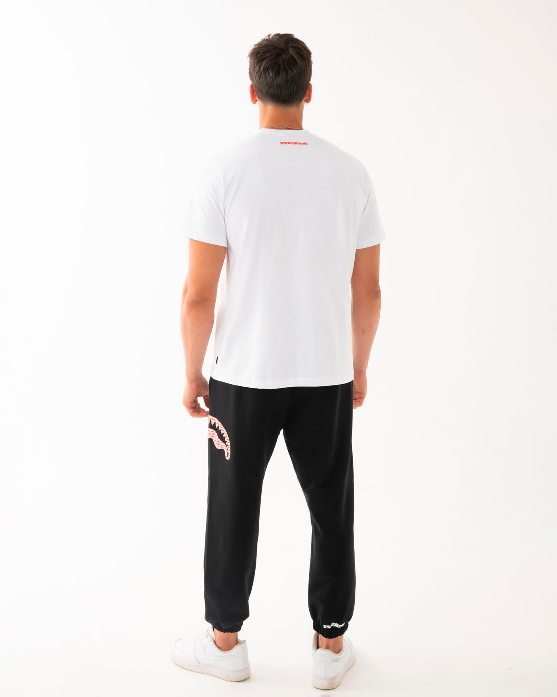 LOGO MOUTH CORE PANTS BLK