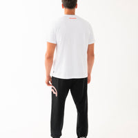 LOGO MOUTH CORE PANTS BLK