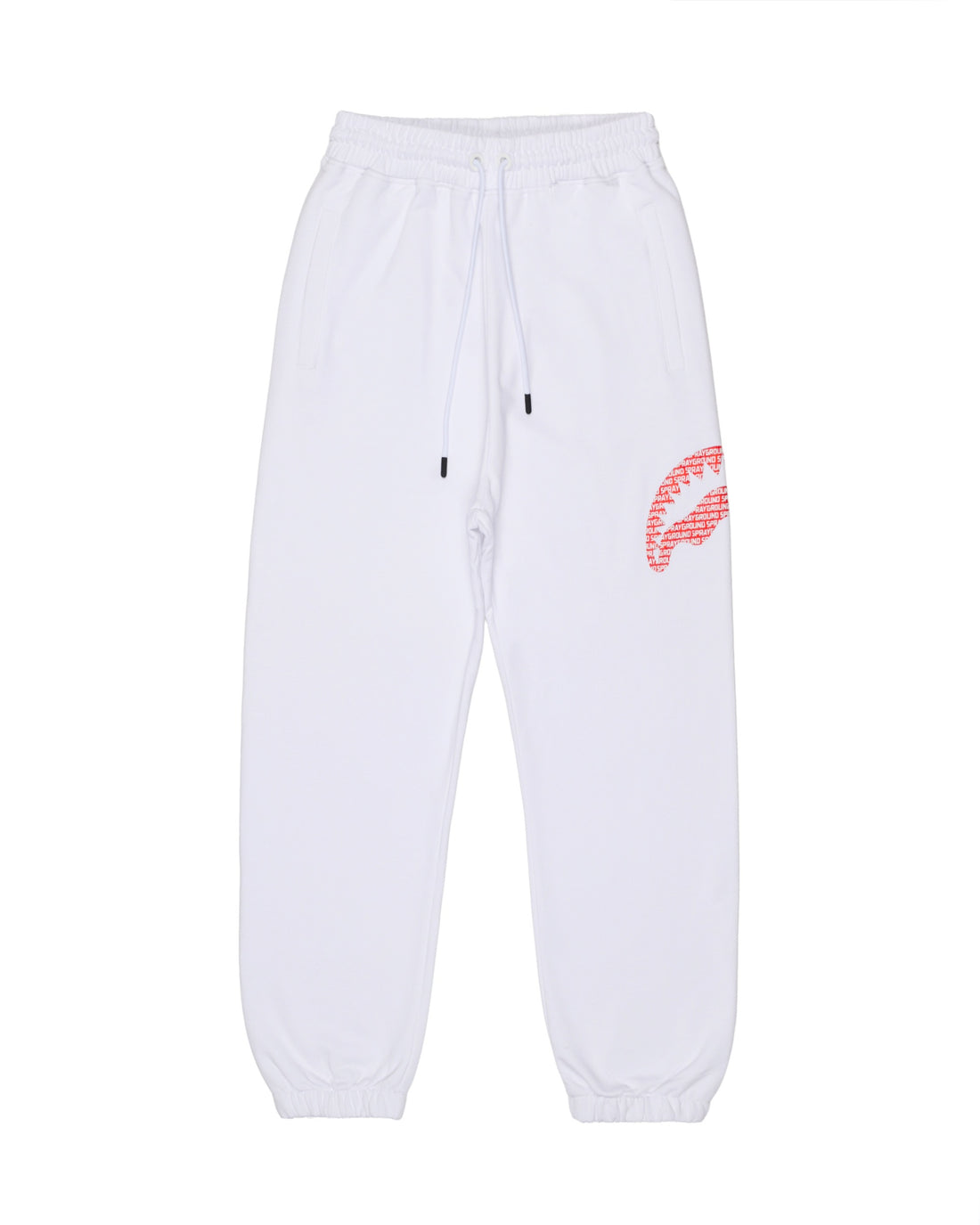 LOGO MOUTH CORE PANTS WHT