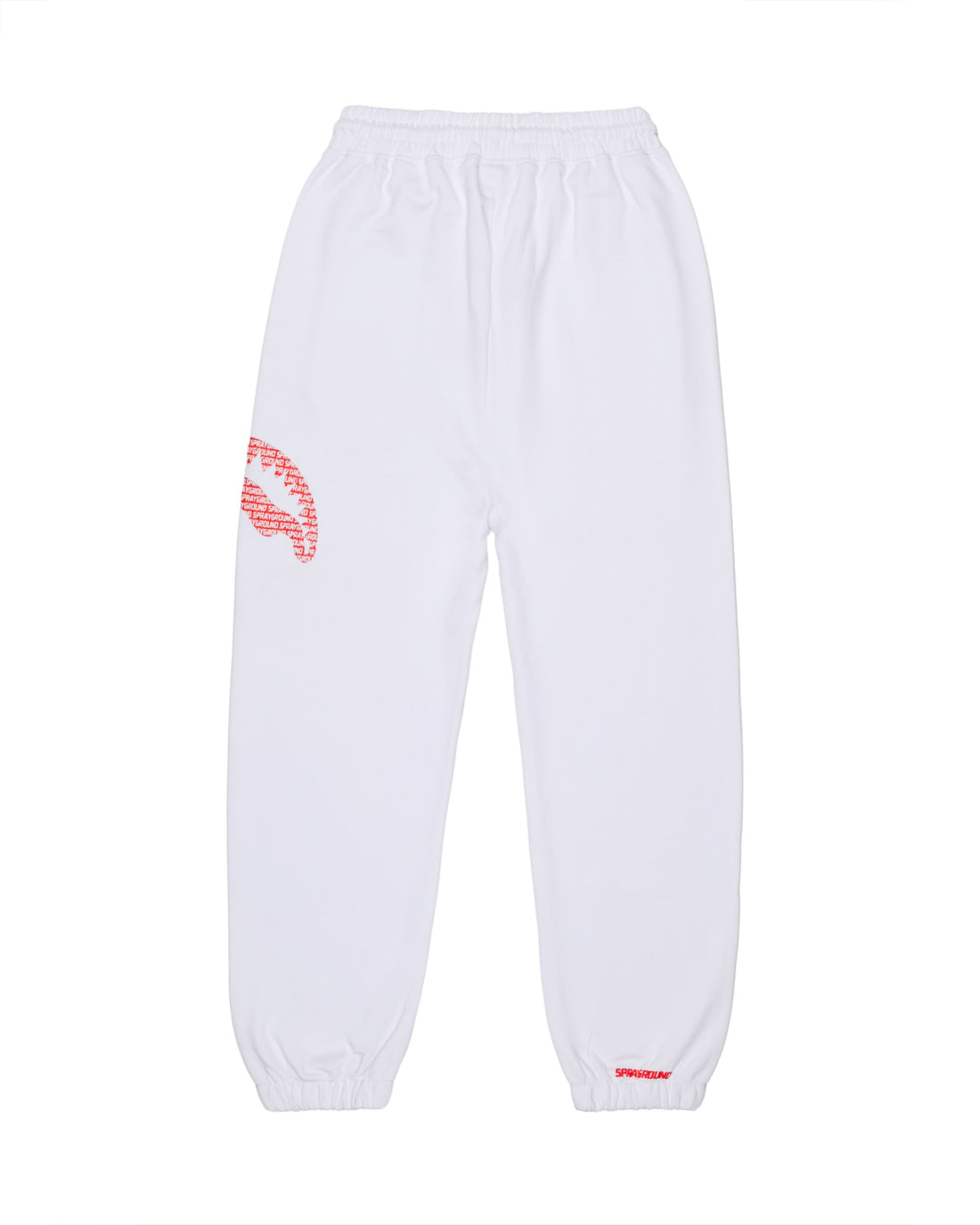 LOGO MOUTH CORE PANTS WHT