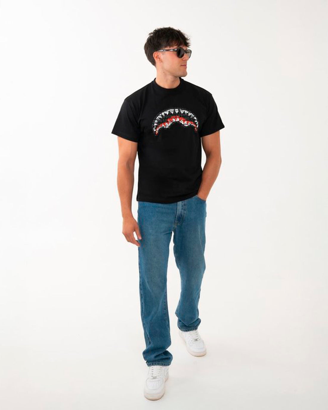 INFINITY SHARK REGULAR T-SHIRT BLK