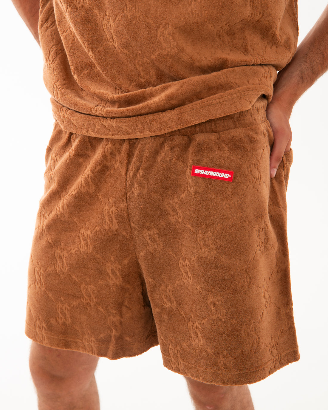 ALL THE MONEY SHORTS BROWN