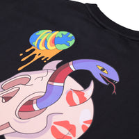 WTF SKULL VOER T-SHIRT BLK