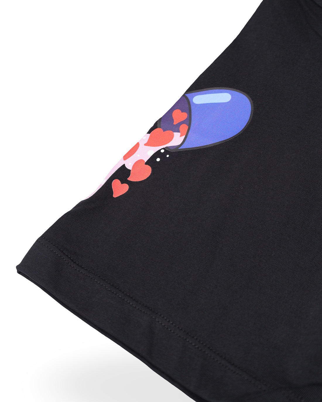 WTF SKULL VOER T-SHIRT BLK