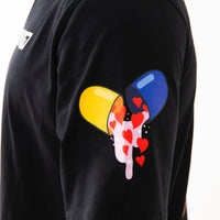 WTF SKULL VOER T-SHIRT BLK