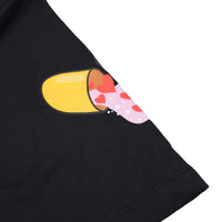 WTF SKULL VOER T-SHIRT BLK