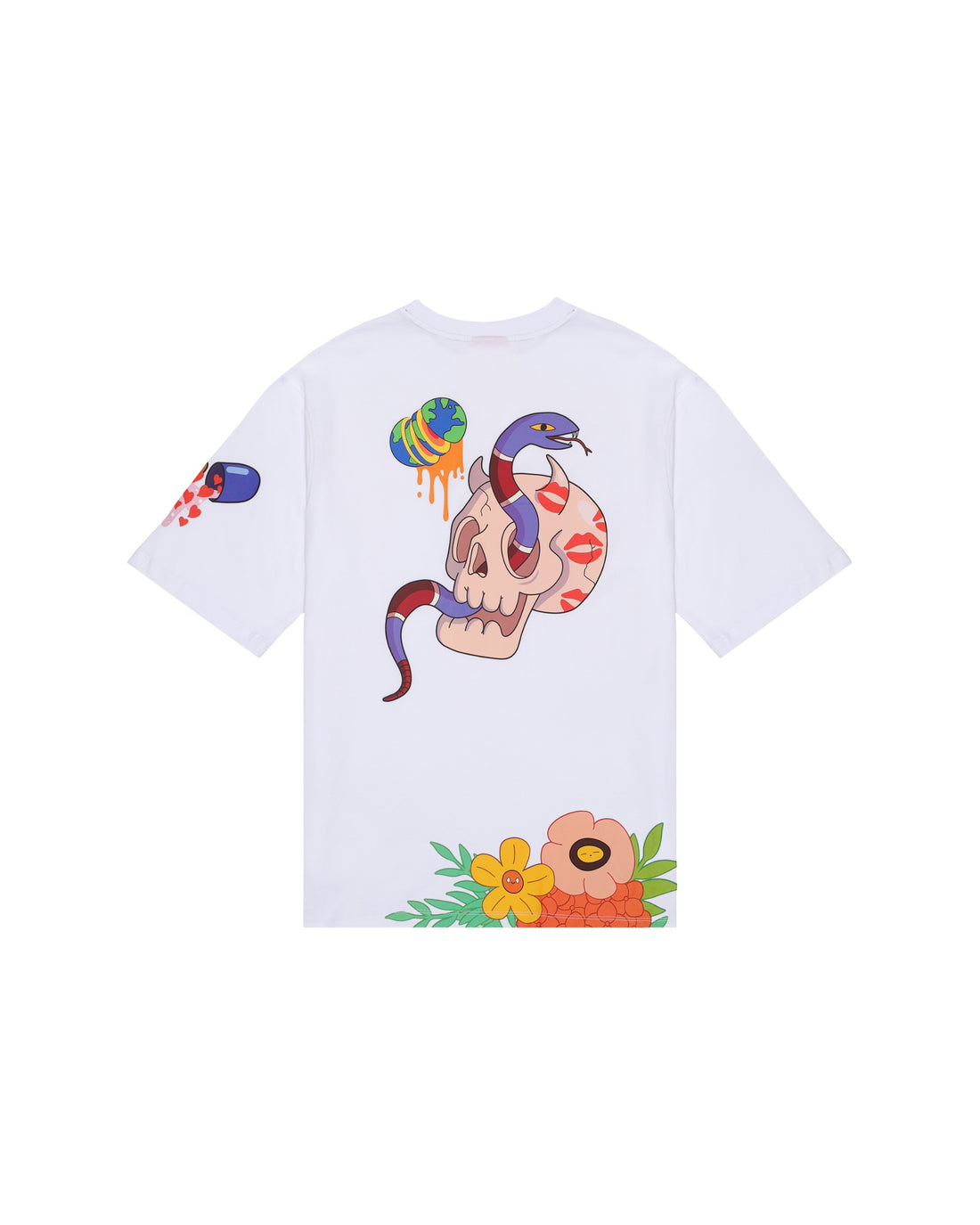 WTF SKULL VOER T-SHIRT WHT
