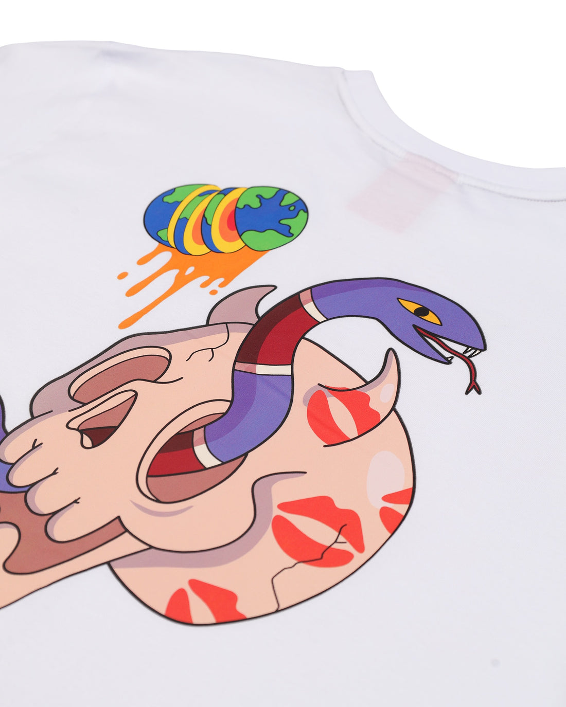 WTF SKULL VOER T-SHIRT WHT