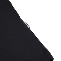 SCRIBBLE EMBROIDERY SHARK REG T-SHIRT BLK