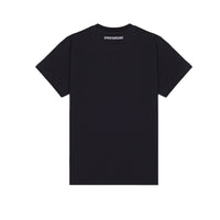 SCRIBBLE EMBROIDERY SHARK REG T-SHIRT BLK