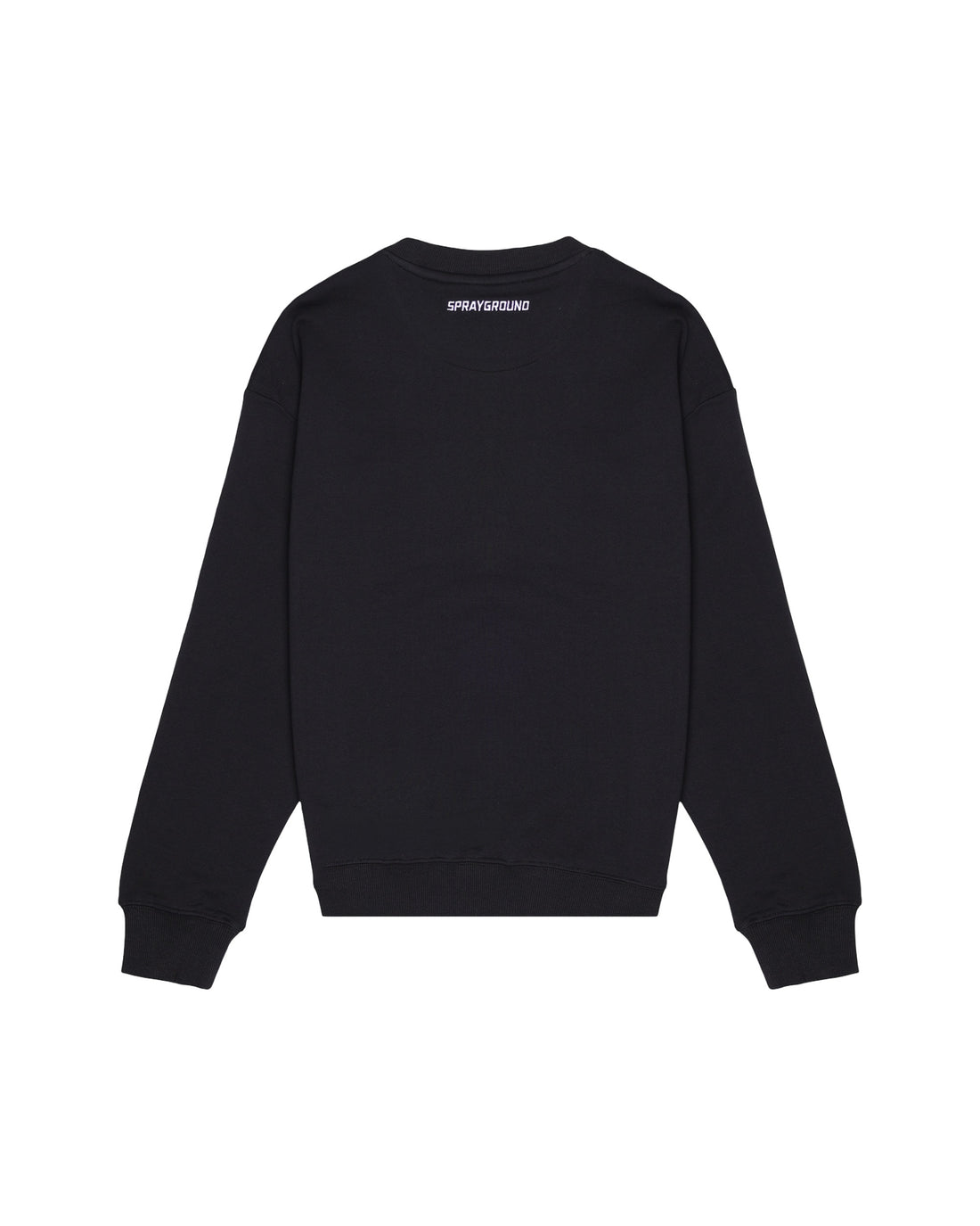 SCRIBBLE EMBROIDERY SHARK CREW BLK